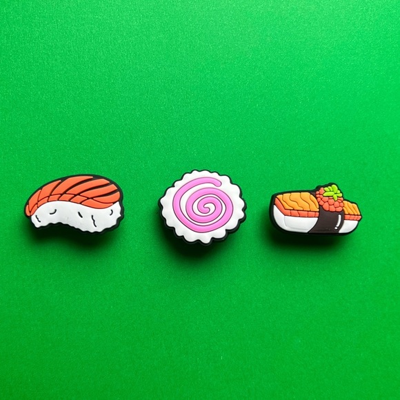 Sushi Crocs Shoe Charms Set of 6 - jibbitz Charms  Asian Food Ramen Crocs Charms - Picture 4 of 6